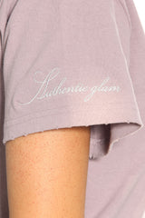 Authentic Glam Logo Sleeve Tee