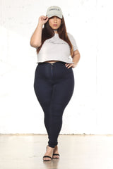 Authentic Glam Cropped Logo Tee